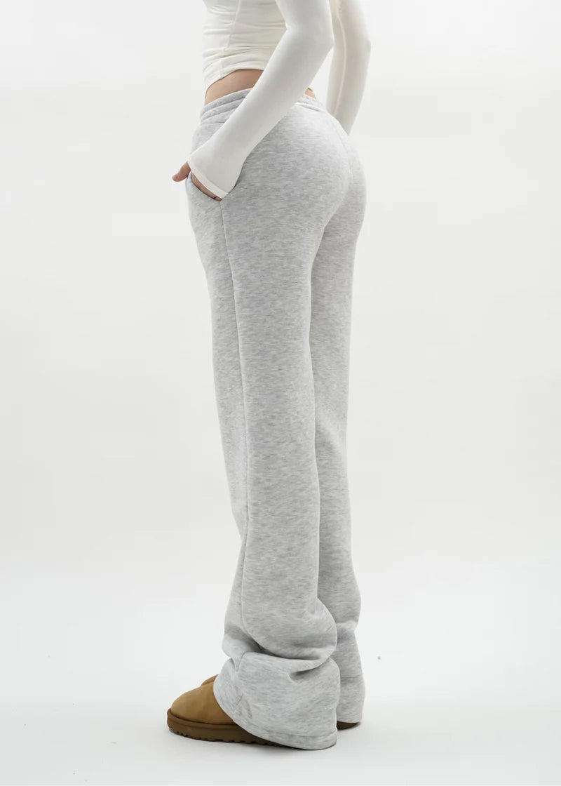 Chloe | Low/mid waist jogger pants off-white (TALL)