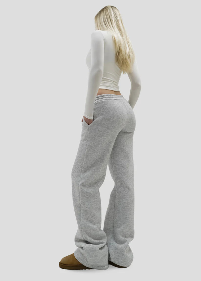 Chloe | Low/mid waist jogger pants off-white (TALL)
