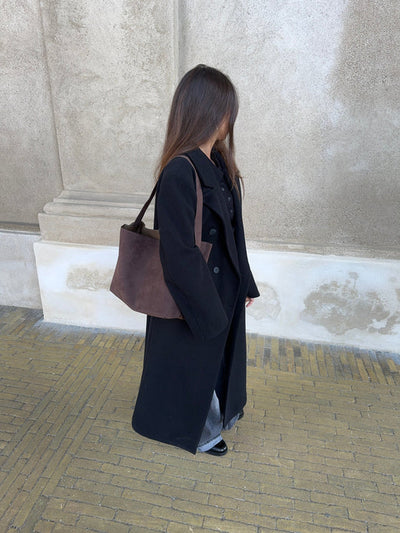 Barcelona shoulder bag - Dark brown