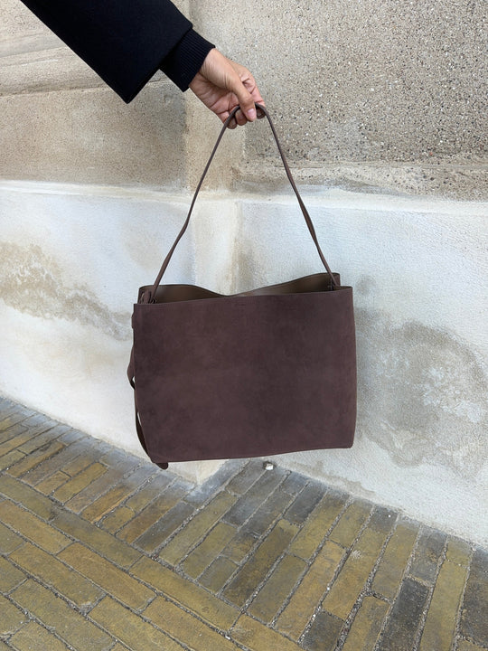 Barcelona shoulder bag - Dark brown