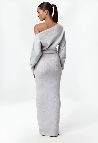 Megan | Drop-Shoulder Sweater Dress