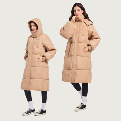 Meline | Classic Hooded Long Puffer Jacket