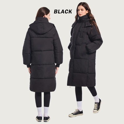 Meline | Classic Hooded Long Puffer Jacket